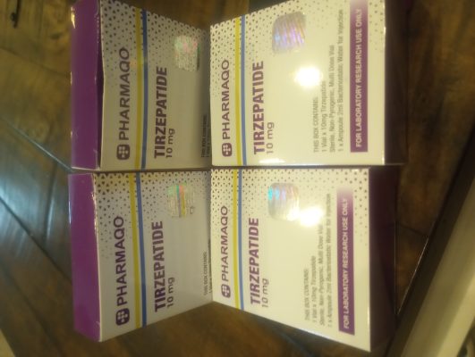 Click to view full screen PHARMAQO - TIRZEPATIDE 10MG (1 X 1ML BACTERIOSTATIC WATER FOR INJECTION) photo review